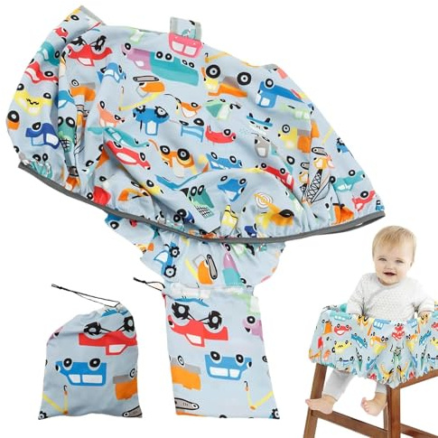 Einkaufswagen Baby-Sitzauflage Weiche, faltbare und tragbare Sitzauflage | Einkaufswagen-Auflage Für Das Kind Kinderwagen, Kinder-Essstuhl, Hochstuhl, und Mädchen