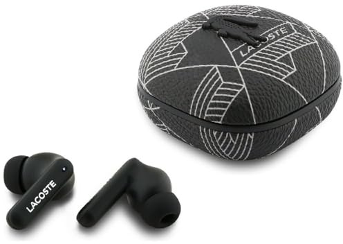 CG Mobile Lacoste Monogram The Blend Kopfhörer TWS Bluetooth ENC ANC (Schwarz)