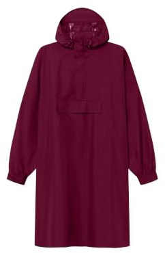 LARKSON Regenponcho Damen Herren - Lykke - Regenmantel Regencape für Fahrrad Outdoor Festival - Wassersäule 10000 mm - Regenjacke Wasserdicht mit Verschweißten Nähten