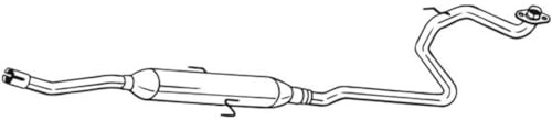 BOSAL Mittelschalldämpfer 291-029