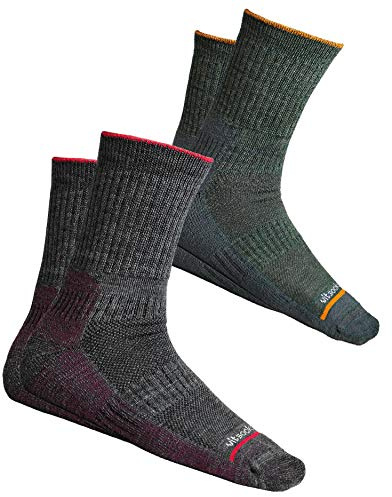 VITSOCKS Ull Vandringsstrumpor Herr, MERINOULL Trekking Strumpor, Varma Vadderade Andas