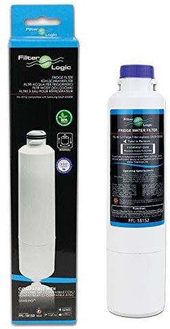 FilterLogic FFL-181S Fridge Water Filter Compatible with Samsung DA29-00020B, DA29-00020A, DA99-02131B, DA97-08006, DA97-08043ABC, DA97-08006A/B, HAFCIN, HAF-CIN, HAF-CIN/EXP, 46-9101, REFSVC (1 Pack)