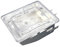 Marel Shop® - Portalampada Quadrato + Lampadina per Forno Attacco G9 40W 250V Misure Vetro 65 x 80 mm