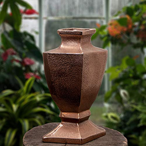 Antikas – Vaso in alluminio, anforo, medio, vaso color rame