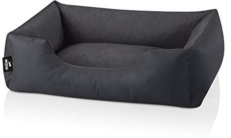 BedDog Hundebett Zara, Hundekissen mit abziehbaren waschbaren Bezug, Hundekorb, Hundesofa, für kleine Hunde, S