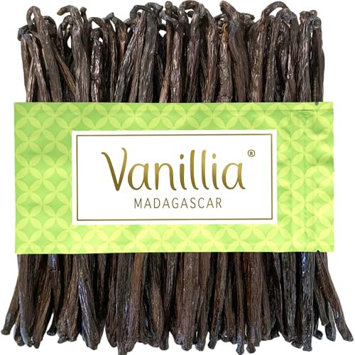 VANILLIA • 5 Baccelli XL di Vaniglia Bourbon del Madagascar • GRAND CRU 2025 • Baccello XL 15/18cm • Sacchetto FreshZIP