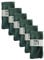 6er Set Stoffservietten Leinenservietten Stoff Baumwolle 100% Natur Leinen Tischdekoration Küche Esstisch Abendessen Cafe Restaurant 40*40CM Familienessen Hochzeiten Cocktail Startseite (Dunkelgrün)