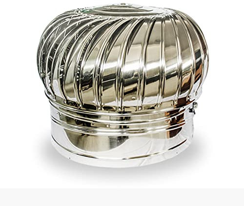 ZXCASDF Edelstahl drehbarer Kugelaufsatz,Schornsteinabdeckung Dachventilator Edelstahl,Schornsteinaufsatz Lüftungsaufsatz Ofen,Regenhut Schornsteinabdeckung Kaminhut,100mm