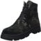 THINK! Damen KANGAE chromfrei gegerbte Lammfell Schneestiefel, 0000 SCHWARZ/Kombi, 42 EU