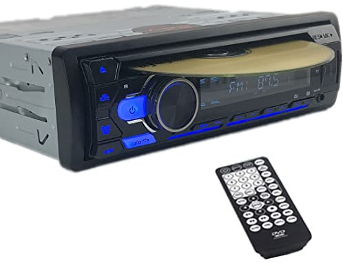 WEPARTICULAR 24V Bluetooth Autoradio unità Principale CD Lettore Dvd Singolo 1 DIN Autoradio Vivavoce/MP3/USB/SD/AUX/FM con Porta ISO