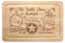 Personalised Christmas Eve Treat Board Santa Carrot Mince Pie Rectangular Wooden Chopping Snack Father Christmas Rudolph