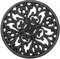 Piarktoy Dessous de plat rond en fonte de 17 cm - Isolation thermique - Sans maniques - Pour cuisine, salle à manger et décoration de table