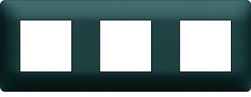 plaque - 3 postes - anthracite - hager essensya we523