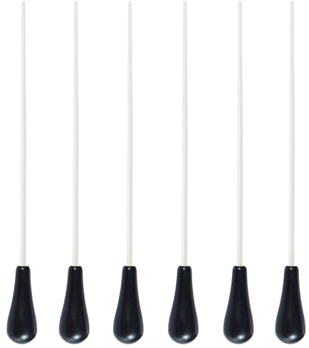 Conductors Taktstock Dirigierender Taktstock Musikorchester Taktstock (6er Pack Black Baton)