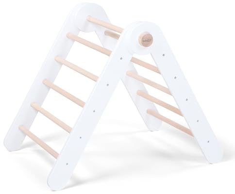 babybay Kletterdreieck Littlefoot, weiß lackiert