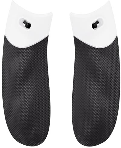 eXtremeRate Flexor Rubberized Side Rails Grips Trigger Stopper Kit for Xbox Series X/S Controller, Ergonomic Handle Grips for Xbox Core Controller - White