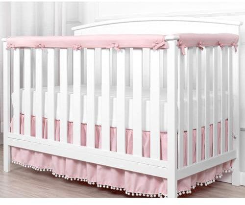 Bettkantenschutz Für Kinderbetten - Baby Babybett Umrandungen Nestchen Kopfschutz Gitterbett Umrandung - Schutz Für Bettrahmen Kantenschutz Kinder Babybett ,Schutz vor Kauen und Kratzen durch das Baby