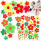 Amabro 70 Blümchen Aufkleber Fahrrad,Fahrrad Aufkleber Sticker,Koffer Aufkleber Blumen Auto Sticker Dekoration Fahrzeug Aufkleber für Laptop Auto Motorrad Bus Roller Wasserfeste Sticker Outdoor