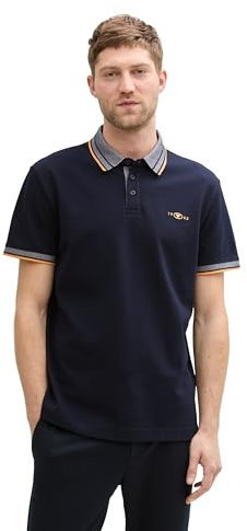 TOM TAILOR Herren 1045629 Poloshirt, 10668-sky Captain Blue, XXL