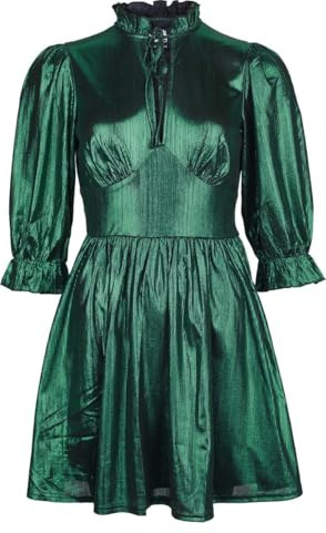 Hell Bunny Gigi Mini Dress Frauen Kurzes Kleid grün S 100% Polyester Abendkleider