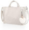 GENHH Shopper Tasche Damen Groß, Tote Bag Damen, Gross Handtasche Umhängetasche Beige Cord Cordtaschen Strandtasche für Alltag Arbeit Büro Reisen Einkaufen Schule