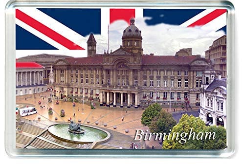 H371 Birmingham Jumbo Fridge Magnet UK Travel Refrigerator Magnet