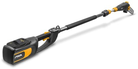 STIGA PS 700e Akku-Hochentaster, 48 V, 25 cm, 4 Ah – Teleskopschaft 65–270 cm, Ergonomischer Soft-Grip-Griff – Zum Beschneiden Von Ästen Bis 4 m, Akku Nicht Enthalten