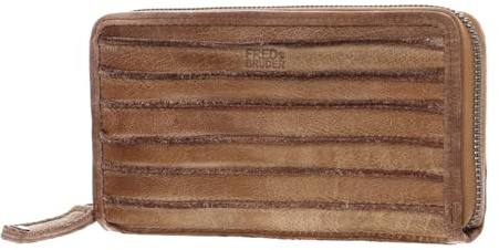 FREDsBRUDER Wallet Riffel Big Total Caramel