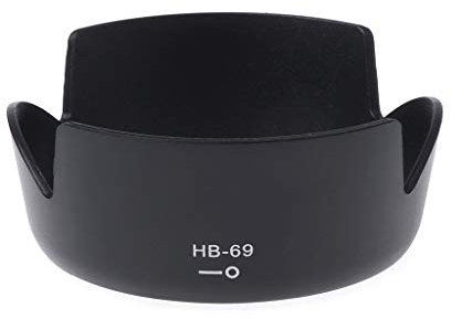 HB-69 - Paraluce per obiettivo fotocamera D3200, D3300, D5200, D5300, DX18-55 mm