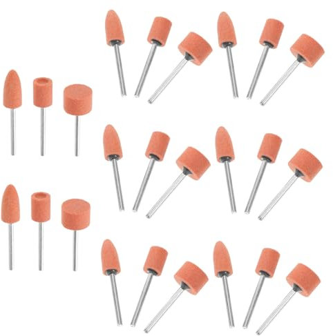 Homoyoyo 45pcs Sanding Drill Bit Grinding Stone Sharpener Kit Polishing Bit for Electric Rotary Tool Lawn Mower Grinder