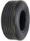 Akozon 13x5,00-6 Tennessee Pneu sans Tube Pneu de Tondeuse en Caoutchouc Durable pour les Tracteurs de Jardin Transport les Véhicules