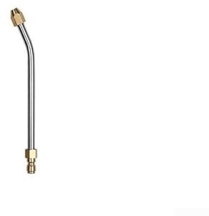 Niceminiwall Stainless Steel Pressure Washer Extension Wand 5000 PSI with 30° 90° U-Shaped Spray Nozzle, 1/4 Inch Quick Connect, Fits Telescopic Poles for Outdoor Cleaning(17cm 30°)