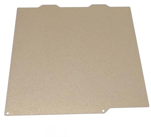 Huairdum Plaque d'acier à Ressort PEI, Plaque d'acier en Poudre PEI Texturée Double Face, à Haute élasticité pour Accessoires 'imprimante 3D en Bambou