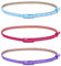 sourcing map Damen Single Zinke Schnalle mager Patent PU Gürtel Hellblau Rose Rot Violett 1.5cm