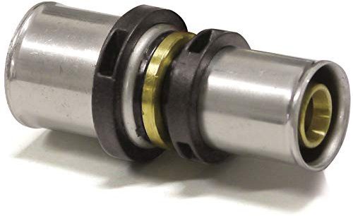 Pipetec Press-Reduzierung 32 x 3-26 x 3 (1 Stück) TH-Profil Pressfitting Messing DVGW zertifiziert Fitting
