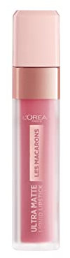 L'Oreal Paris Les Macarons Matte Liquid Lipstick 818 Dose of Rose, 31 g