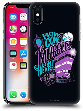 Head Case Designs Offizielle Harry Potter The Knight Bus Deathly Hallows XVIII Harte Rueckseiten Handyhülle Hülle Huelle kompatibel mit Apple iPhone X/iPhone XS