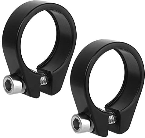 Bigxin 2Pcs Morsetto per Tubo della Bicicletta Morsetto per Bicicletta, Morsetto per Sella Morsetto per Reggisella, Morsetto per Sella in Lega di Alluminio 31,8 per Reggisella da 27,2 mm