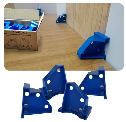 Abstandshalter für Bodenbeläge, 1/4 Zoll und 1/2 Zoll (1,2 cm) und 1,27 cm, 40 Stück Bodenbelag-Installations-Abstandhalter für Vinylplanke/LVP/Engineered Hartholz/Laminat Holz/Fliesen
