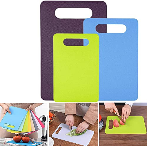 Copper Top - Professional Chopping Board [Set of 3] - Corrosion Resistant, Colour Coded Cutting Board | Kitchen Equipment & Tools (Dish Washer Friendly)