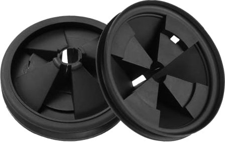 RQYEKDO Garbage Disposal Splash Guard,2 Pack 3 3/8 Inch Sink Baffle Drain Plugs QCB-AM Replacement for InSinkErator Evolution Series Moen Models,Garbage Disposal Parts Accessories