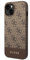Guess GUHCP14MG4GLBR hülle für iPhone 14 Plus 6,7 braun/Brown Hard case 4G Stripe Collection