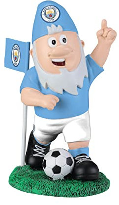 FOCO Officially Licensed Manchester City FC Corner Football Garden Gnome