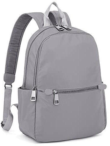 UTO Rucksack Damen Schule Wasserdichter 14 Zoll Laptop Schulrucksack für Mädchen Jungen Teenager Freizeit Wandern Daypack Einfarbiger Backpack Laotoptasche Klassischer Fashion Tagesrucksack Schwarz