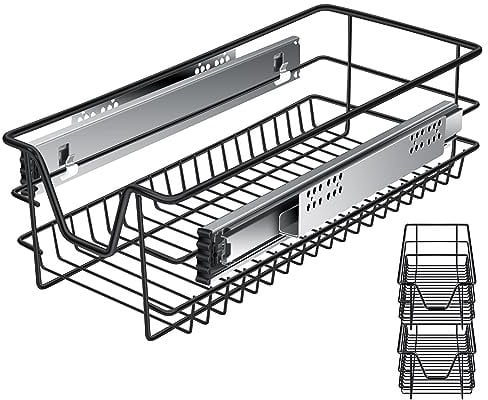 KESSER® Teleskopschublade 2x 30 cm ✓ Küchenschublade ✓ Küchenschrank ✓ Korbauszug ✓ Schrankauszug ✓ Vollauszug ✓ Schublade