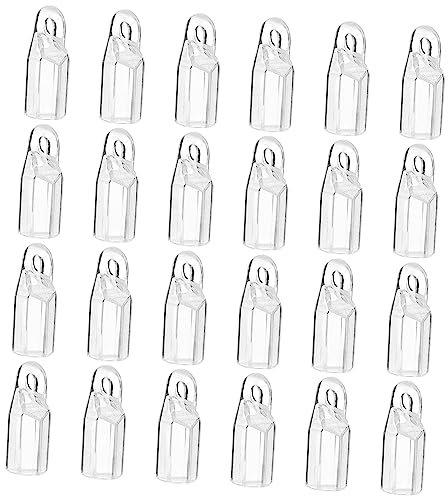 Artibetter 24 Pezzi Manico Per Veneziana Ganci Trasparenti Mini Ganci Per Utensili Ciechi Ganci Per Bacchetta Cieca Mini Sostituzione Bacchetta Cieca Bacchetta Di Ricambio Cieca Pvc Parti Di