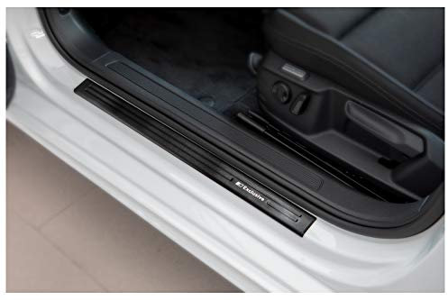 tuning-art EX128 Jeu de seuils de Porte pour VW Tiguan 2 2016- Acier INOX, Couleur:Anthracite