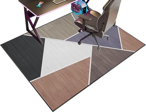 Tapis De Tambour Tapis de Chaise de Bureau Gaming Tapis de Chaise pour Les Chaises de Jeu ou de Bureau, Matériau Résistant, Protège Les Sols, Planchers, Parquets, pour Gaming et Le-D||100x140cm