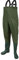 Daromigo Wathose Herren Wasserdicht, Anglerhose Herren 70D PVC Material mit Stiefel, Strapazierfähige Wathose Neopren für Angeln, Wassersport und Outdoor-Abenteuer, Größe(40/41M)
