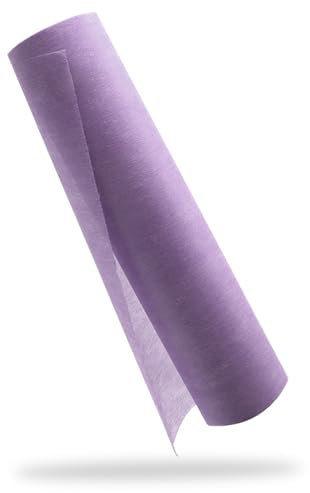 YUNSHANGHE Vlies Tischläufer, 30 cm x 25 m Tischdeko Tischläufer, Dekoratives Tischband für Taufe, Kommunion, Geburtstage, Hochzeiten und Party (Lila)